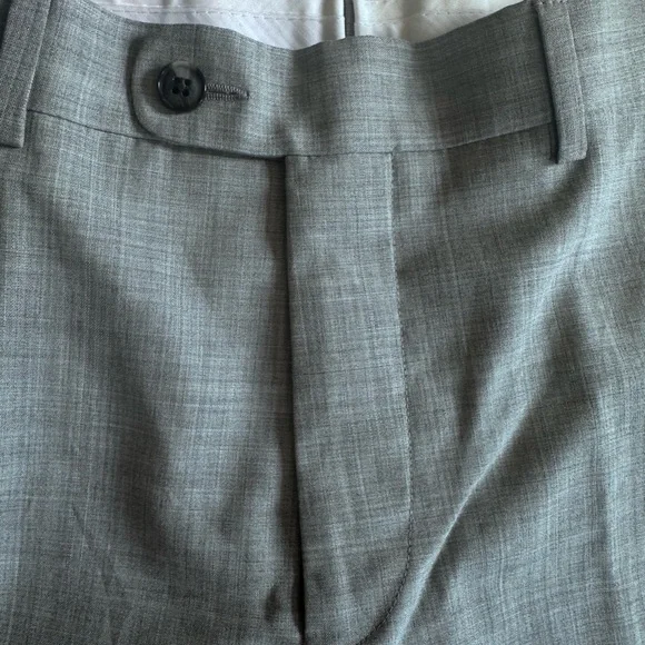 Men's Gray 100% wool SuitSupply suit